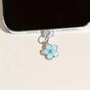 Cherry Blossom Dust Plugs Pendant for Phone Type C Charging Port Dust Plugs Charm Wear-Resistant Phone Accessories