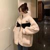 Imitation Lamb Wool Fleece-lined Thickened Cotton-padded Coat Women's New Winter Loose Collar Warm Cotton-padded Coat
