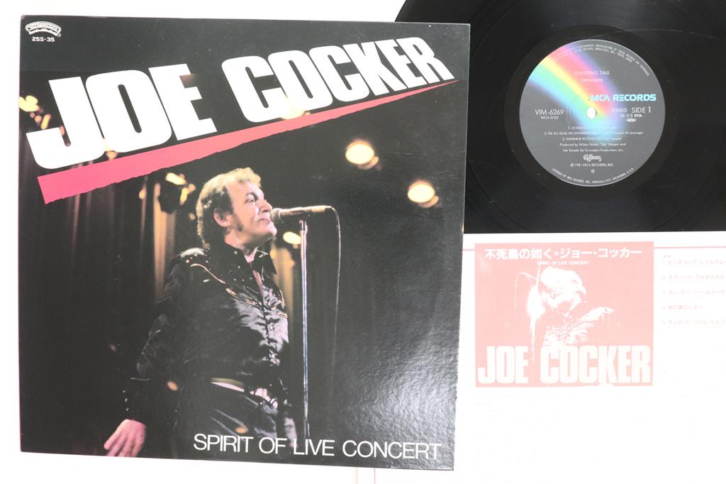 Виниловая пластинка JOE COCKER Spirit Of Live Concert 25S35 CASABLANCA 1981 Япония Рок Б/у
