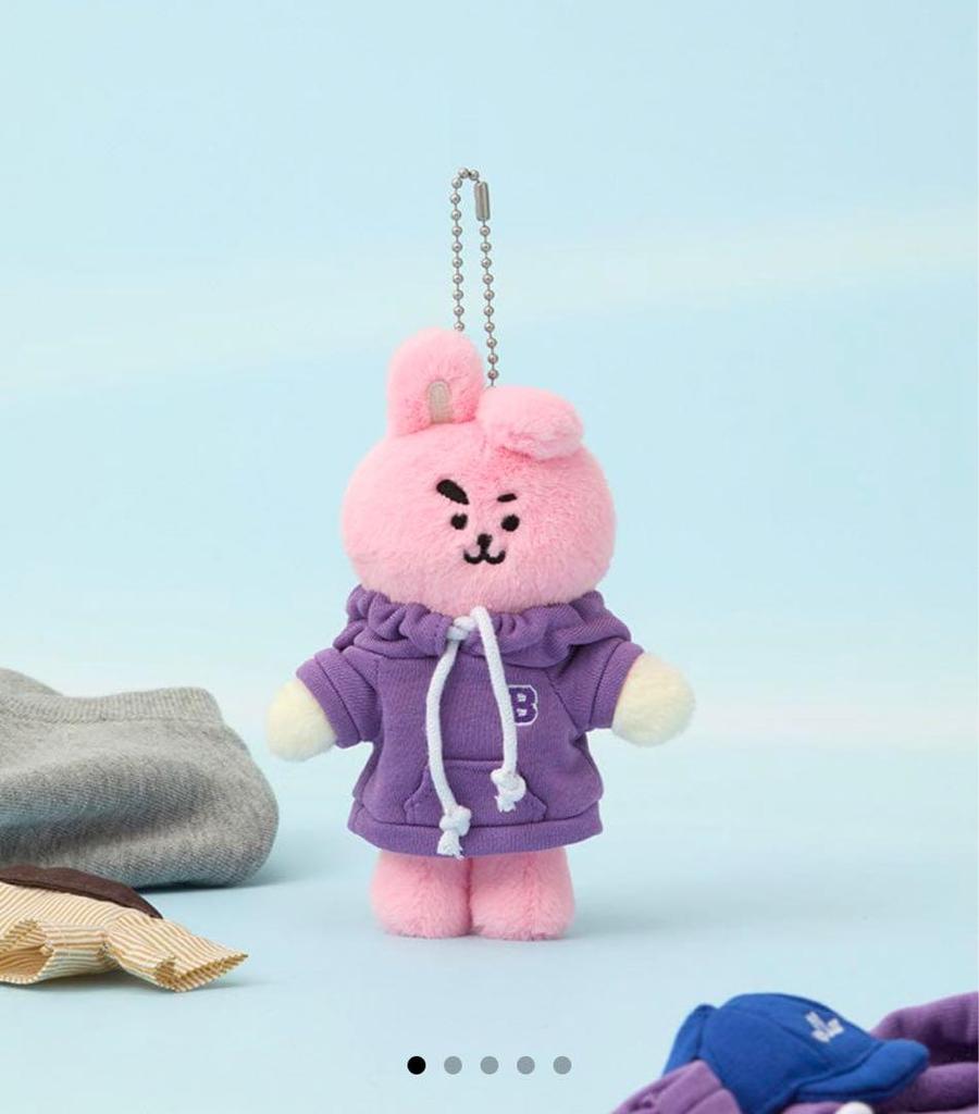 [Б/У] Line Friends BT21 COOKY Petit Тканевая Реактивная Кукла Брелок