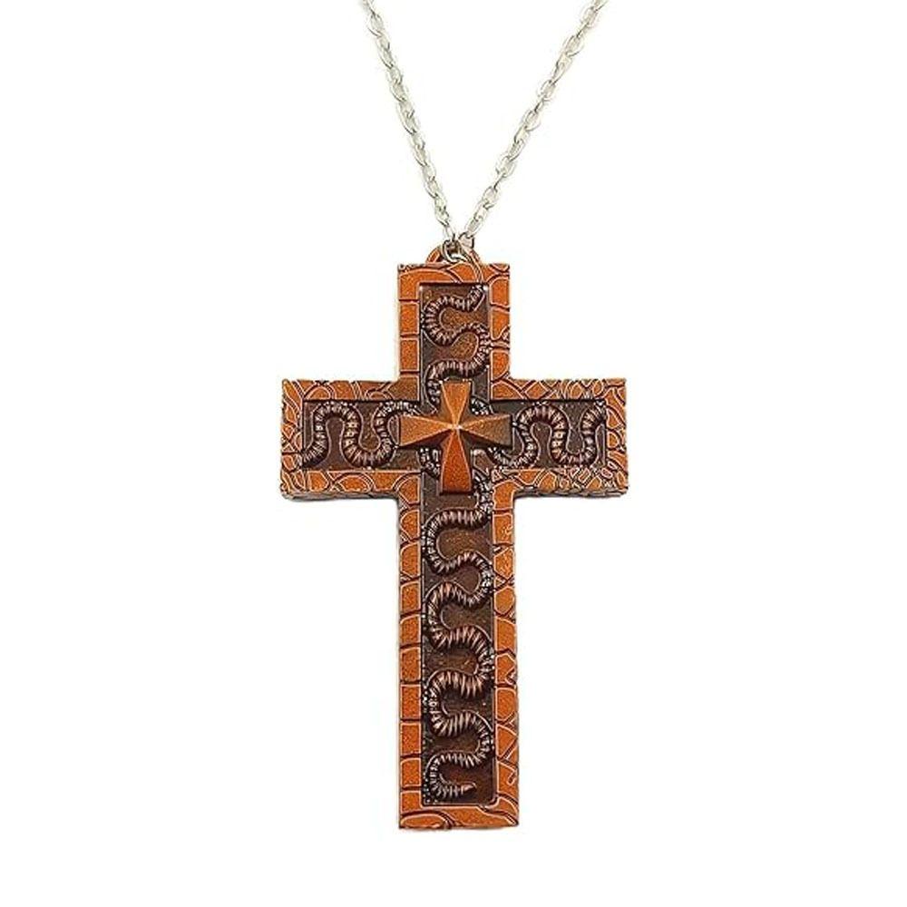 Открывающееся ожерелье-подвеска с цепочкой, с шармом-секретным отделением, ювелирное изделие, ожерелье с подвеской-крестом