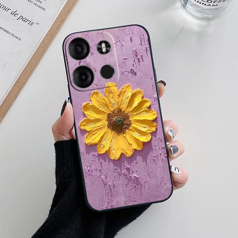 Чехол для телефона Tecno Spark GO 2023 Милый рисунок панды Мультяшный Бампер Мягкий Силиконовый Fundas Для Tecno Pop 7 Pro 8 9 4G Чехлы