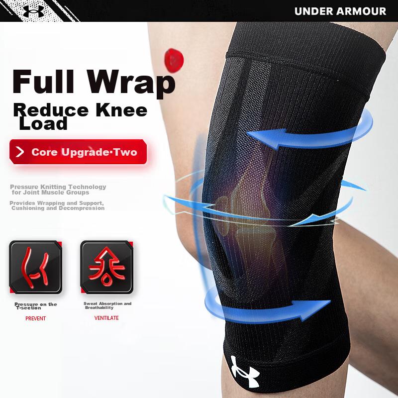 Under Armour Knee Brace Sports Meniscus Basketball Running Patella Knee Support for Men And Women Badminton Football Hiking Knee Protectio