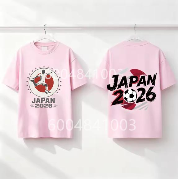 Japanese Flag Retro Style Graphic Children Shirt Kid Boys Girls Summer Polyester Short Sleeve Little Soccer Fan Casual Daily Wear