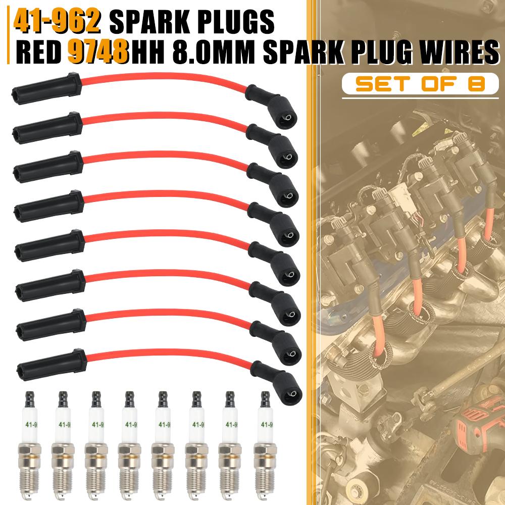 8 шт. 41-962 9748HH19299585 платиновая свеча зажигания для Chevy Silverado Escalade GMC Sierra Yukon
