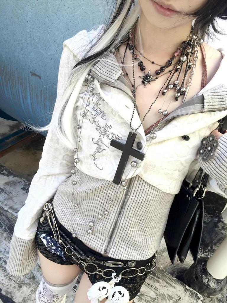 Лоскутные толстовки Женская одежда Длинные рукава Slim Fit с капюшоном Трикотажные толстовки Укороченные топы Толстовки Y2k