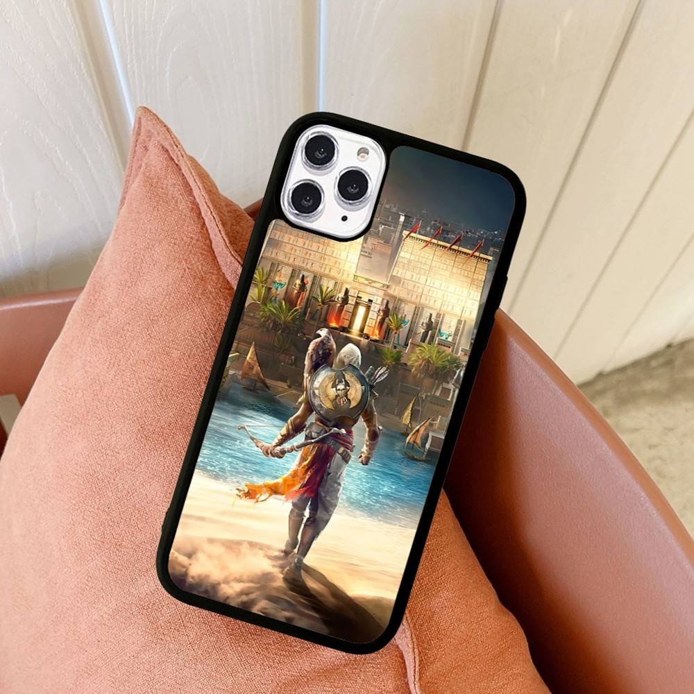 Забавный Чехол для Телефона с Анимацией А-Assassins Игра C-Creed PC+TPU Ударопрочный Защитный Для IPhone17 14 15 16 Pro Max 13 12 11 17 Air