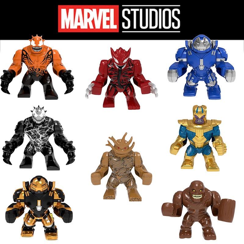 Фигурки-конструкторы героев Marvel Игрушка Детский подарок Высота 7 см Пластиковый материал Серия Мстители
