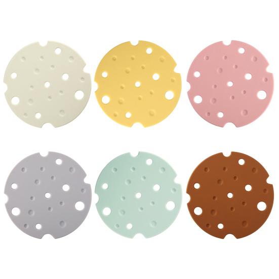 Silicone Trivet Heat Resistant Pot Holder for Hot Pans Casseroles Non-Slip Dishwasher Safe Decorative Kitchen Mat