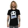Disney Mens Nightmare Before Christmas Jack Skellington Scary Face T-Shirt