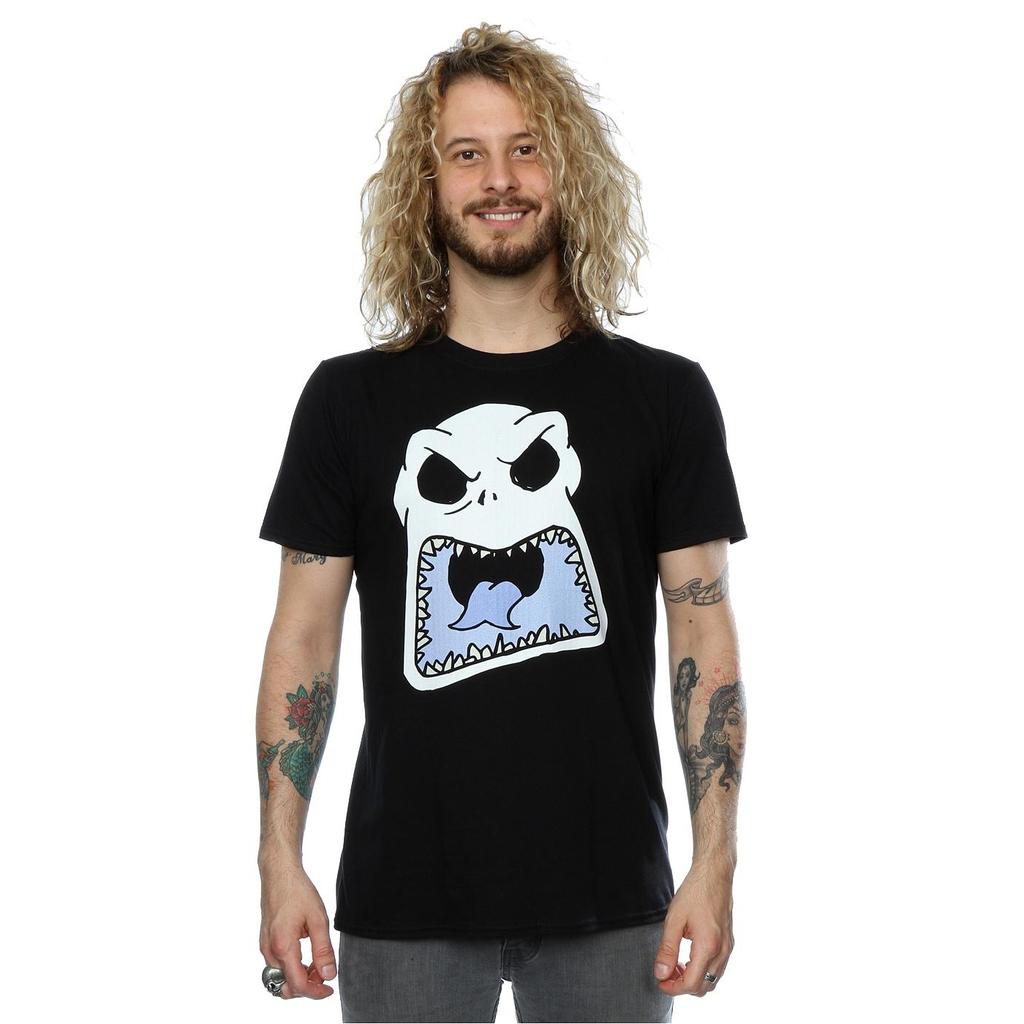 Disney Mens Nightmare Before Christmas Jack Skellington Scary Face T-Shirt