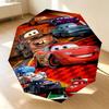 Cars Movie 8 Ribs 3Fold Black Glue Uv Protection Umbrella Sun Protection Rainproof Compact Folding Umbrella For Travel Daily Use C9241024