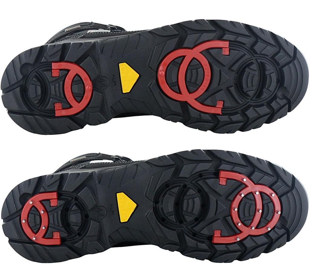 Lackner Kitzbühel Ultimate TX - мужские зимние ботинки с интегрированными шипами 7874 черные ОРИГИНАЛ