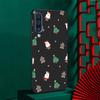 Christmas New Year Gifts Elk Snow Case for Samsung Galaxy A50 A10 A70 A30 A20e A40 A20s A10s A10e A90 5G Soft Black Phone Cover