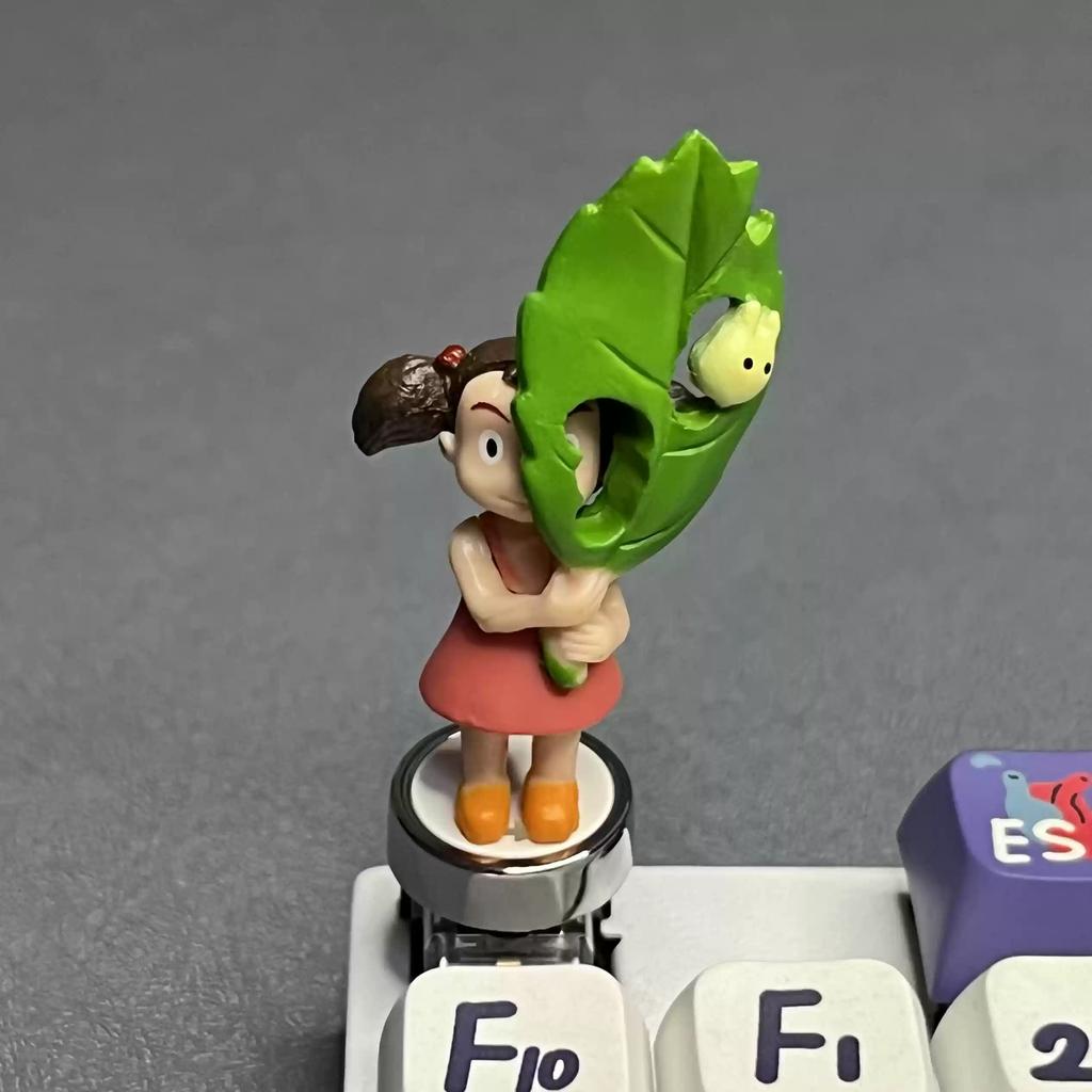 Колпачки для клавиш Sunflower Chinchilla, колпачки для клавиш Anime Kawaii для механической клавиатуры, аксессуары для игровых украшений, 1 шт., ключ для самостоятельного изготовления