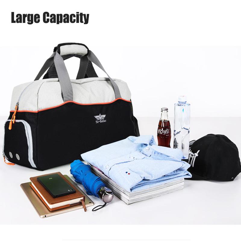 Спортивный тренажерный зал, тренировочный топ, парусиновая сумка для путешествий, фитнеса, йоги с карманом для обуви, водонепроницаемая сумка через плечо