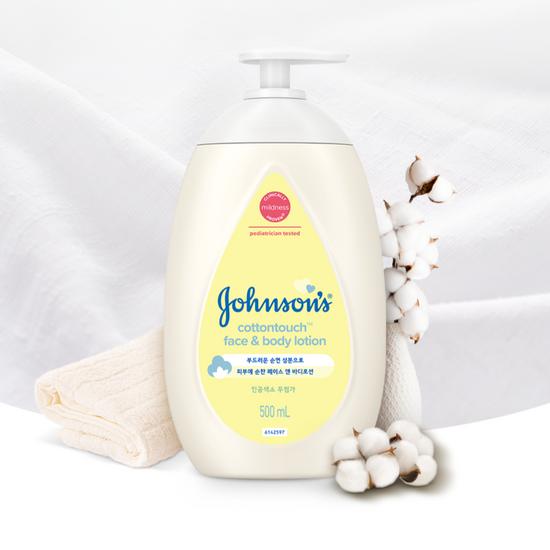 Johnson's Лосьон для лица и тела Cotton Touch 500 мл