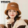 Fashion All-match Lamb Wool Fisherman Hat Female Autumn and Winter Warm Plush Basin Hat