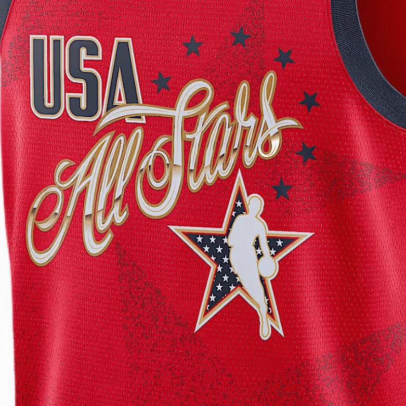 Jordan Джерси NBA All-Star Энтони Эдвардс 2026 Игровое Dri-Fit Swingman Мужские топы IZ4394-660
