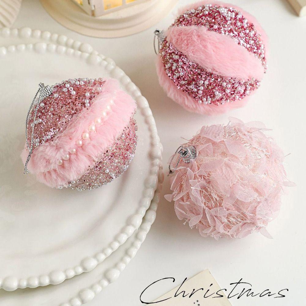 Foam Ball Xmas Tree Hangings Pendant Petal Christmas Ball Xmas Tree Hanging Xmas Decorations