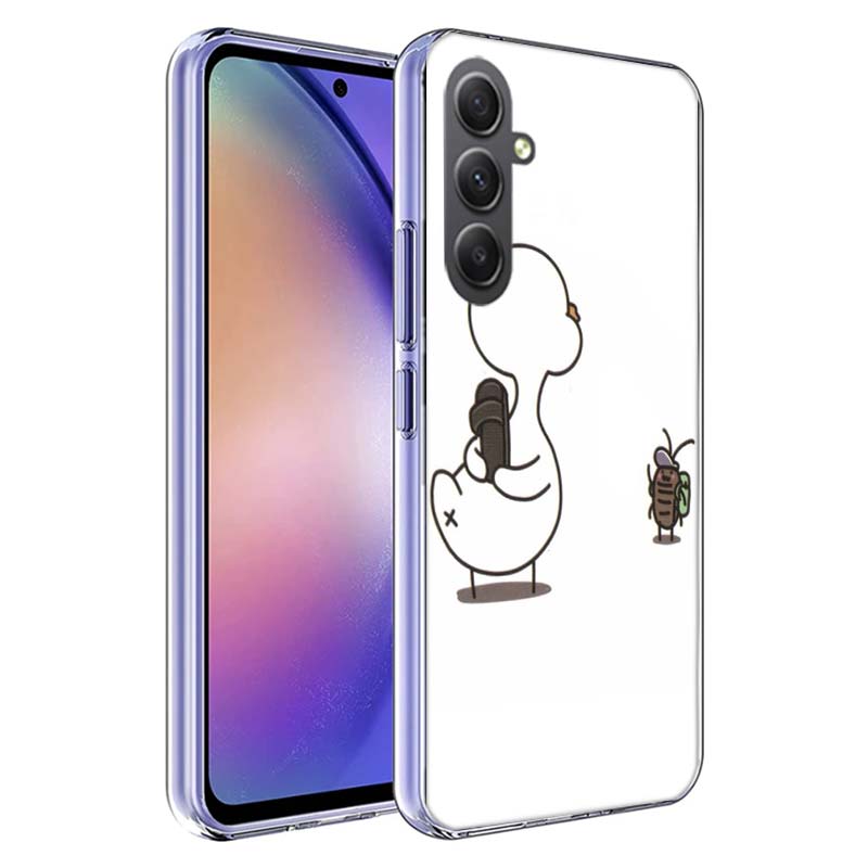 Cute Cartoon Duck Phone Case for Samsung A17 A37 A57 A07 A16 A26 A36 A56 A06 A02S A12 A22 A32 A52S A04S A14 A24 A34 A54 A03 A13