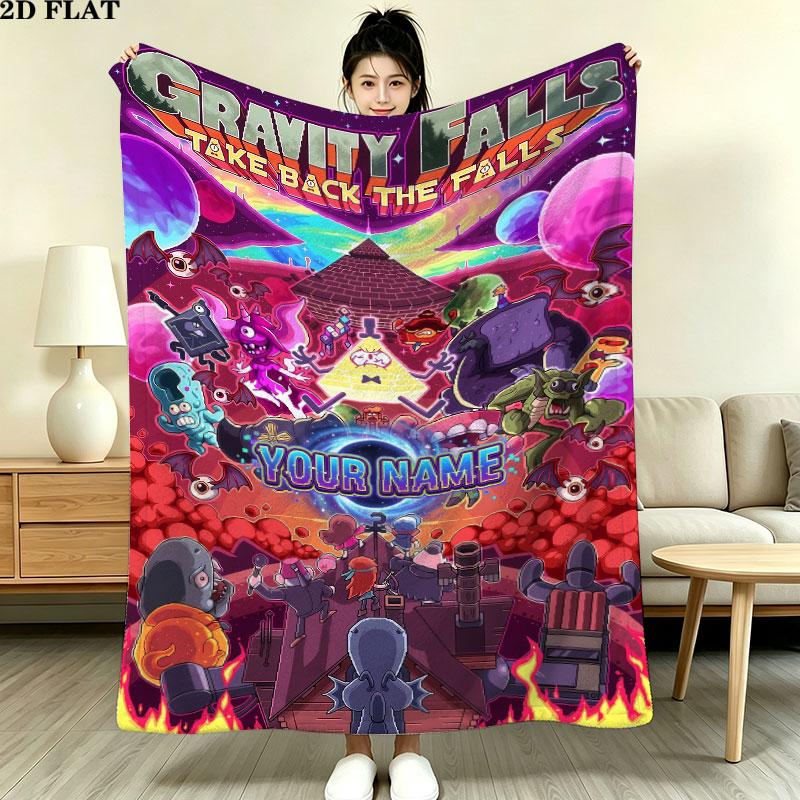 Custom Gravity Falls Blanket, High quality Comfortable for All Seasons, Home Decor, Warmth and Comfort