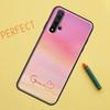 Personalised Watercolour Name Heart Case For Huawei P Smart 2019 Nova 5T 9 10 SE 3i 8i 11i Y60 Y61 Y70 Y90 P20 P40 Lite P30 Pro