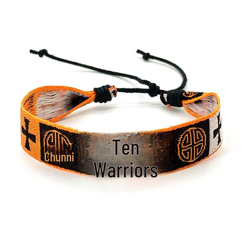 Богемный этнический плетеный браслет, регулируемый в непальском стиле