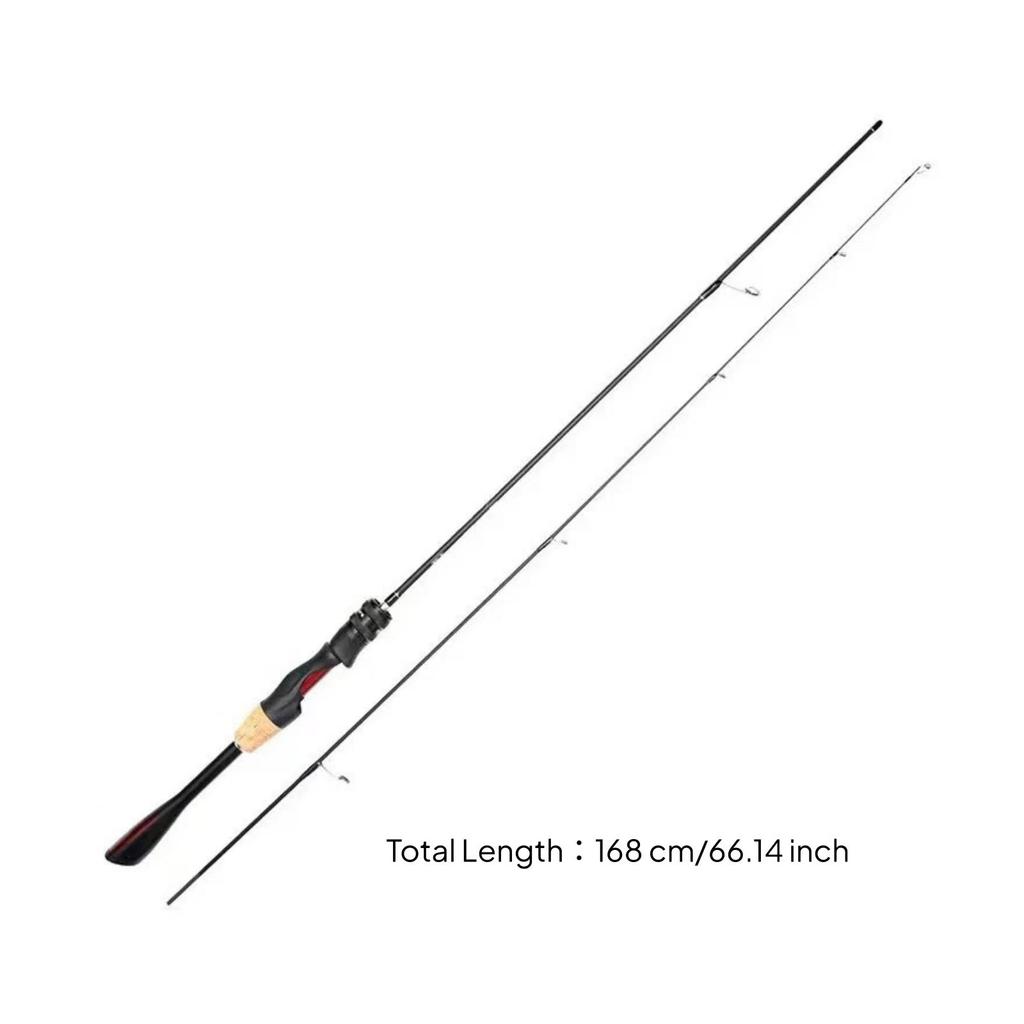 Ultralight Stream Rod with Cork Grip Soft Action Non-Telescopic Fishing