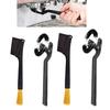 2 Pieces Professional Espresso Machine Cleaning Brush Espresso Machine Cleaning Tool Plastic Material for Coffee Maker