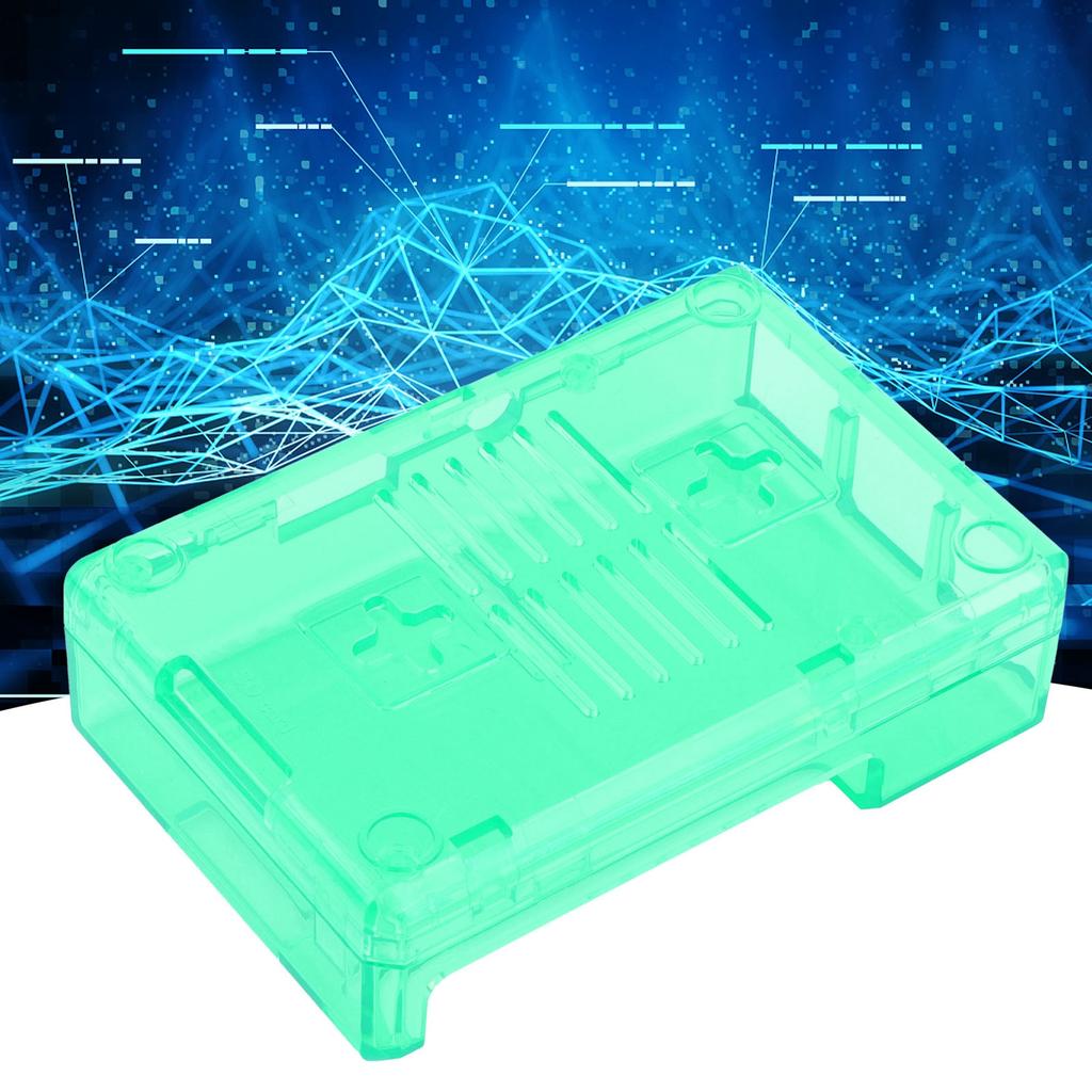 Матовый корпус-чехол из АБС-пластика для Raspberry Pi 3B 3B+ D с винтами(черный )