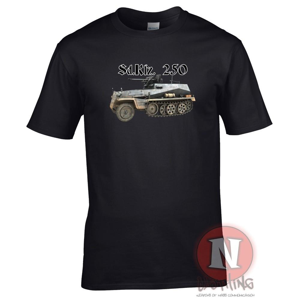 Sd Kfz 250 Gerunisex Полугусеничный Ww2 Военная Броня Футболка Мир Танковых Войн