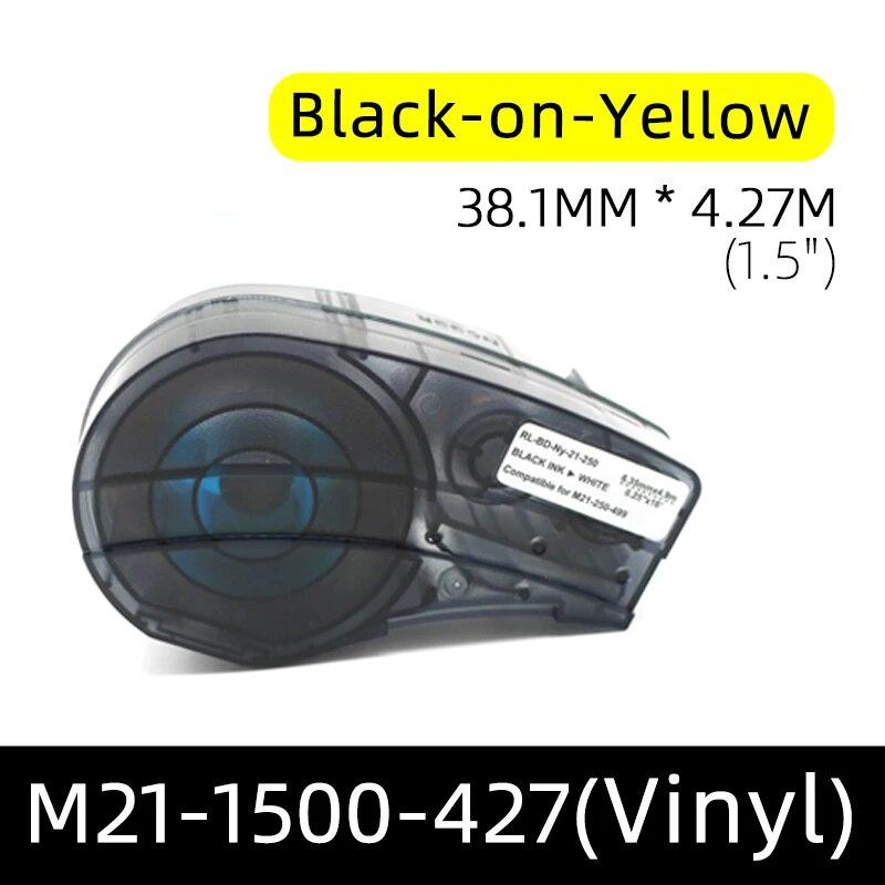 1 шт. виниловый картридж для этикеток M21-750-427 M21-1000-427 M21-1250-427 M21-1500-427 для BMP21-PLUS BMP21-LAB лента для принтера этикеток