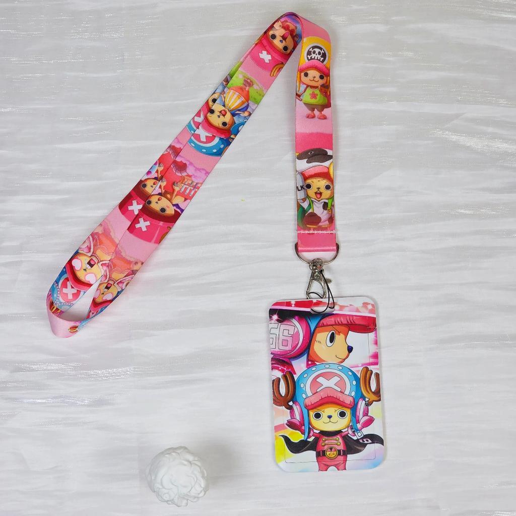 Аниме Мультяшный Держатель для Пропусков Брелоки Шейный Ремешок Для Карты-Пропуска Аниме Держатель для Кредитных Карт Брелоки-Ремешки