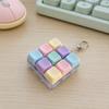 2/3/4/9-Keys Keyboard Fidget Toy, Stress Relief Push Button Finger Clicker Toy, LED Light-up Mechanical Keyboard Fidget Keychain