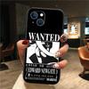 TR25 One Piece Edward Newgate New High-End Shell Phone Case for iPhone SE X XS XR 16E 11 17 Pro Max 8 7 6 6s Plus Air