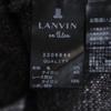 LANVIN en Bleu Дизайн из шерстяной смеси Свитер с коротким рукавом 38 Серый трикотаж Женский Б/у