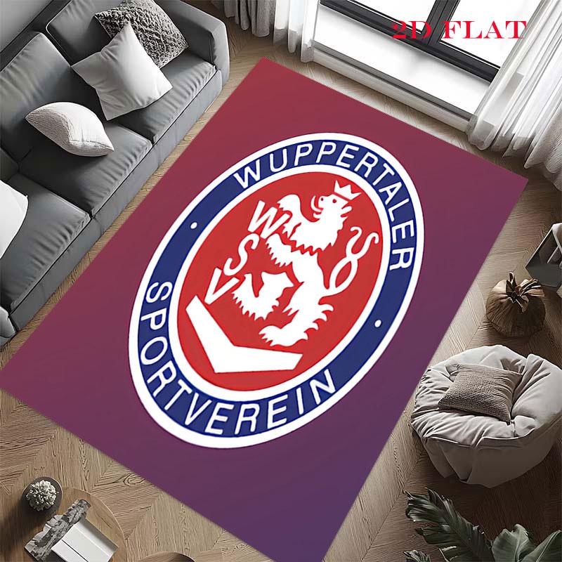 Wuppertaler SV Carpet Rug for Living Room Bedroom Home Sofa Decoration,Kids play Nonslip Floor Mat