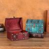 Wooden Desktop Retro Jewelry Box With Lid For Organizing And Decoration Display