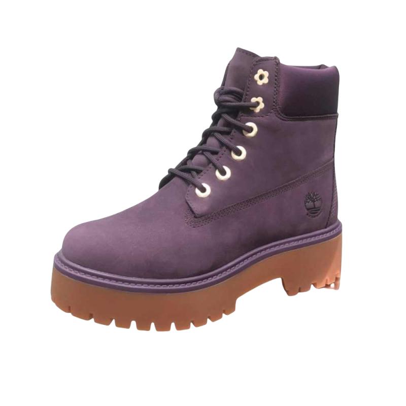 Timberland Женские ботинки на платформе Stone Street 6 дюймов, Премиум, Темно-фиолетовые A2H3C-EJJ