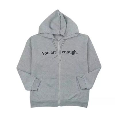 Женская симпатичная толстовка с капюшоном для девочек-подростков, осенняя куртка, свободная толстовка, повседневная одежда на молнии с завязками