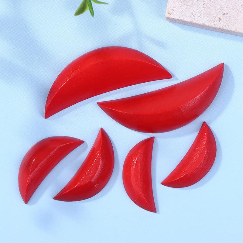 1Pair Wooden Holy Cups Divination Yin Yang Tool Sacred Gua Cup Dowsing Pendulum Taoist Supplies Yin Cup Sacrifice Tool