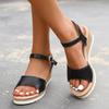 Lightweidght Wedge Sandals for Women Summer 2025 Thick Sole Platform Sandles Woman  Ankle Strap Non Slip Beach Sandalias