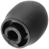 Renault Clio III 05-09 6-SPEED BLACK + CHROME gear shift knob
