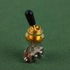 1Pc 3 Way Short Straight Guitar Toggle Switch Pickup Selector With Brass Hat For Electric Guitars Pickups Switch Control Parts