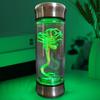 Alien Creature Glass Jar LED Lighted Alien Decoration Gothic Creepy Tabletop Decoration for Halloween Party Sci-Fi Fans Gift