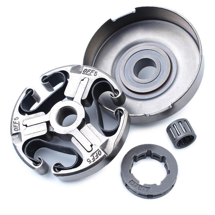 Jante de pignon de tambour d'embrayage - Husqvarna - 365 372 362 371 - 3/8" - 7 dents - Roulement à aiguilles