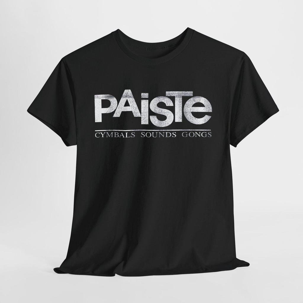 Paiste Cymbals Sounds Black T shirt Size S-4X Casual