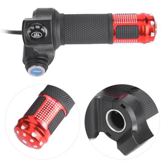 1 пара универсальных светодиодных индикаторов напряжения с поворотным рычагом для электроскутера 12‑99 В