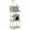 Scratching Post with Sisal Scratching Posts Light Grey 180 cm